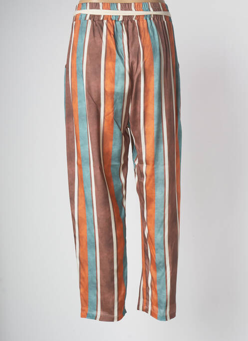 Pantalon droit marron LE STREGHE pour femme