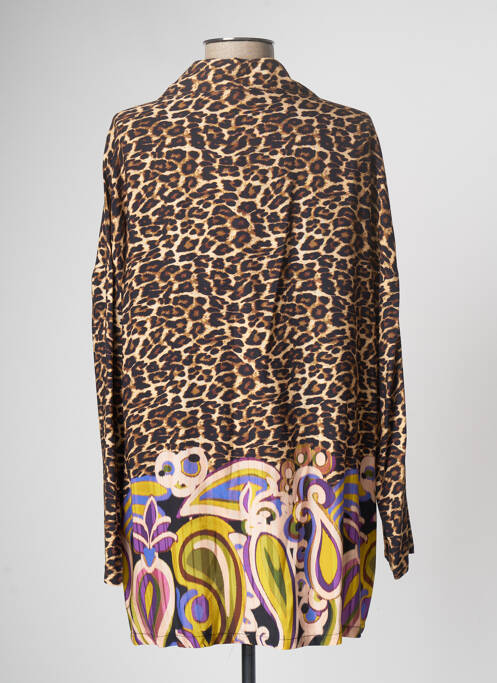 Robe courte marron LE STREGHE pour femme