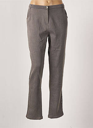 Pantalon slim taille basse taille basse gris MERI & ESCA femme