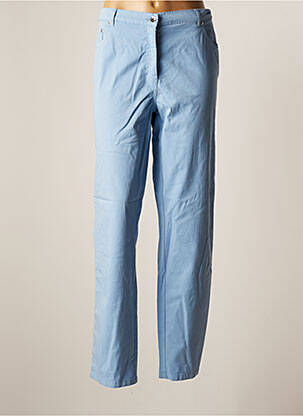 Pantalon droit bleu RICHY pour femme