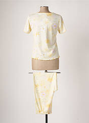 Pyjama jaune EGATEX pour femme seconde vue