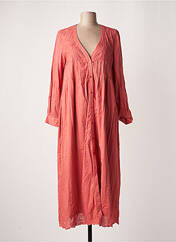 Robe longue rose CHICOSOLEIL pour femme seconde vue
