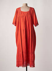 Robe longue rouge CHICOSOLEIL pour femme seconde vue