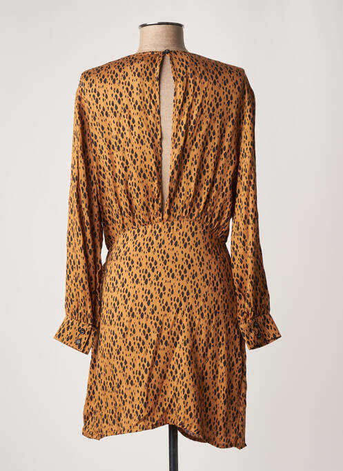 Robe courte marron BIZANCE pour femme