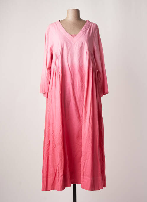 Robe longue rose CHICOSOLEIL pour femme