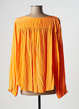 Blouse manches longues manches longues orange ARTLOVE femme