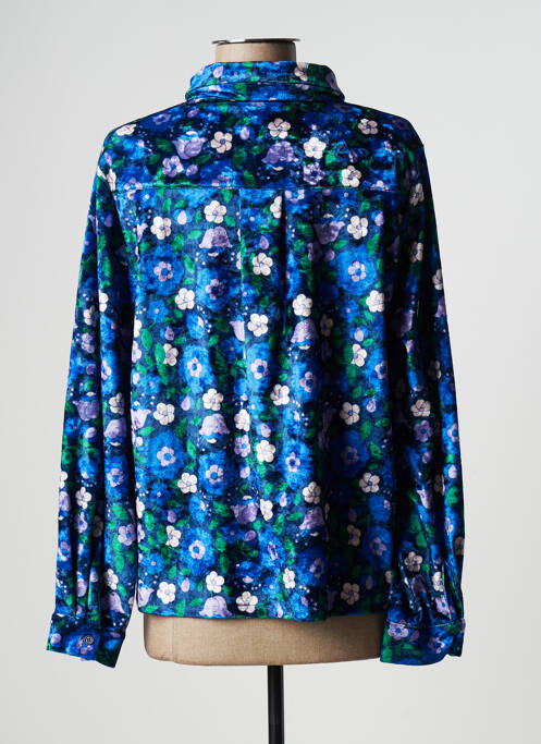 Chemisier bleu BIZANCE pour femme