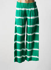 Pantalon large vert LA PETITE ETOILE pour femme seconde vue