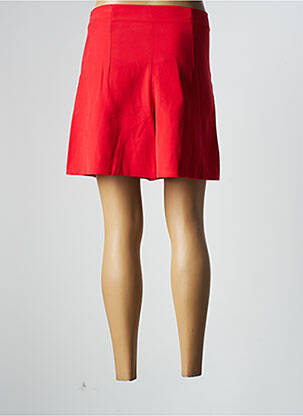 Short coupe droite taille haute rouge ARTLOVE femme