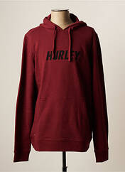 Sweat-shirt à capuche rouge HURLEY pour homme seconde vue