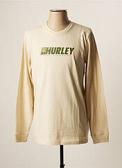 T-shirt beige HURLEY pour homme seconde vue