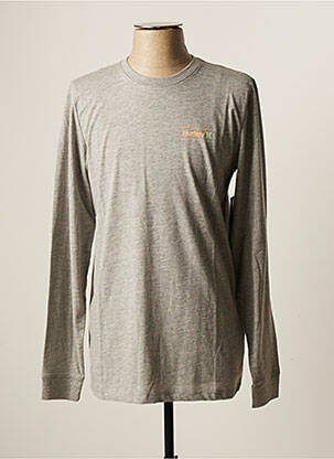 T-shirt gris HURLEY pour homme