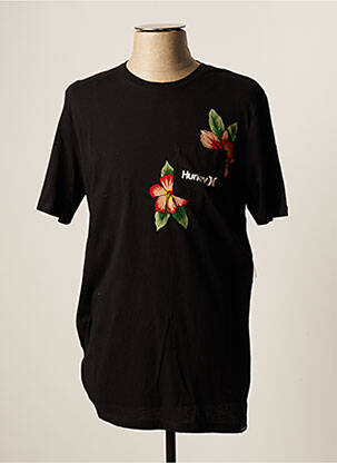 T-shirt noir HURLEY pour homme