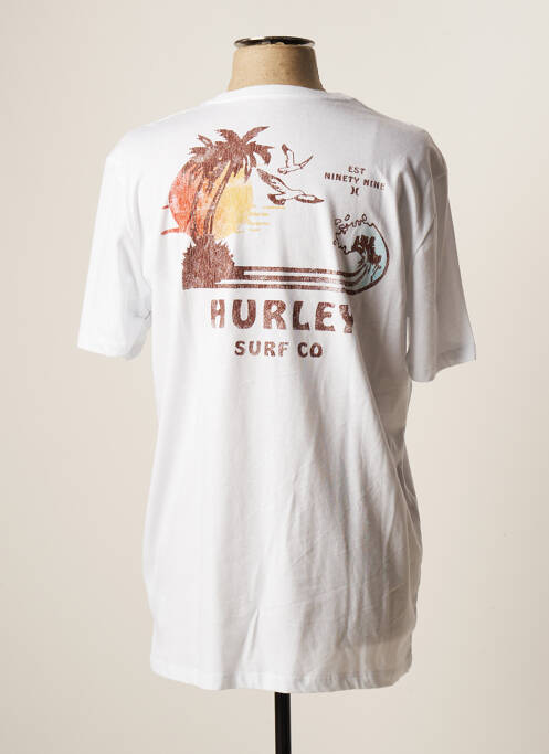 T-shirt blanc HURLEY homme