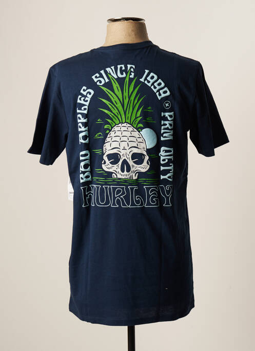T-shirt bleu HURLEY pour homme