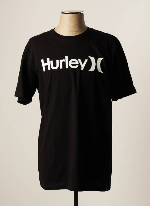 T-shirt noir HURLEY pour homme