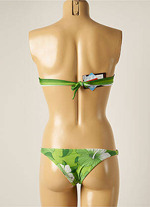 Maillot de bain 2 pièces stretch haut soutien-gorge moulé vert RIO DE SOL femme