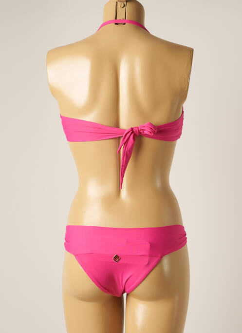 Maillot de bain 2 pièces rose LARISSA MINATTO pour femme