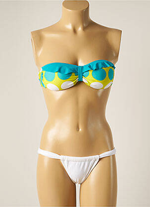 Maillot de bain 2 pièces stretch haut soutien-gorge balconnet bleu RIO DE SOL femme
