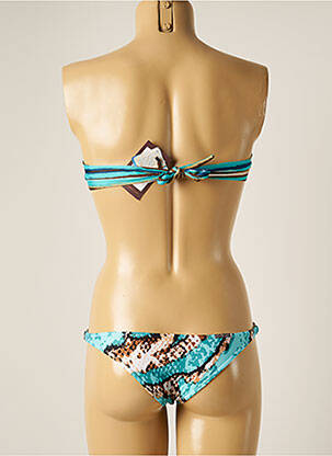 Maillot de bain 2 pièces stretch haut soutien-gorge balconnet bleu RIO DE SOL femme