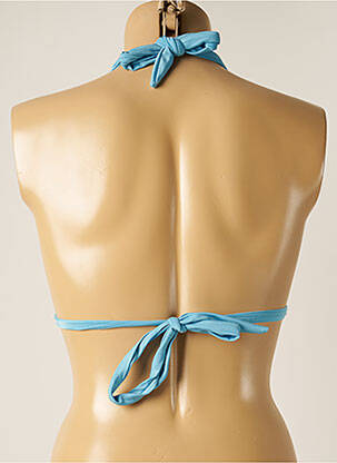 Haut de maillot de bain stretch haut soutien-gorge avec mousse de rembourrage amovible bleu DESPI femme