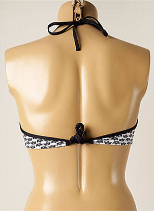 Haut de maillot de bain stretch haut triangles noir LES ULTRAVIOLETTES femme