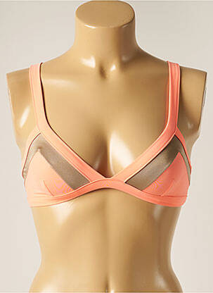 Haut de maillot de bain stretch haut triangles orange RIP CURL femme