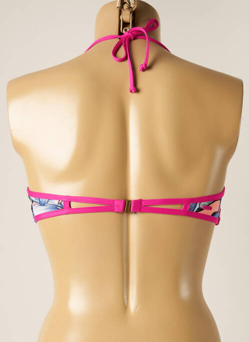 Haut de maillot de bain rose RIP CURL pour femme