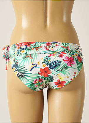 Bas de maillot de bain imprimé tie and dye culotte beige BANANA MOON femme