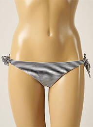 Bas de maillot de bain imprimé rayures bikini blanc BILLABONG femme