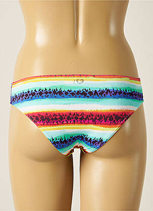 Bas de maillot de bain effet matière satinée culotte bleu BANANA MOON femme