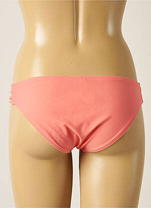 Bas de maillot de bain effet matière satinée culotte orange SOWE femme