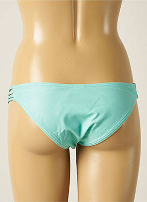 Bas de maillot de bain effet matière satinée culotte vert SOWE femme