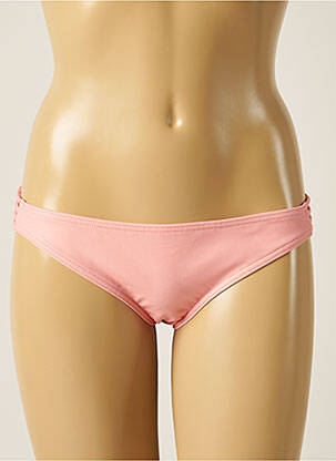 Bas de maillot de bain effet matière satinée culotte orange SOWE femme