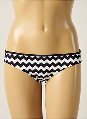Bas de maillot de bain effet matière satinée culotte noir SEAFOLLY femme