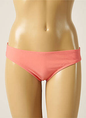 Bas de maillot de bain effet matière satinée culotte orange SOWE femme