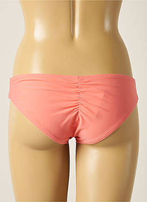 Bas de maillot de bain effet matière satinée culotte orange SOWE femme
