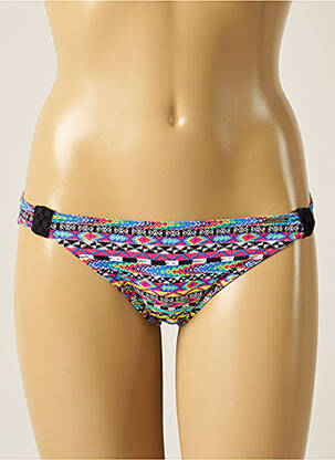 Bas de maillot de bain imprimé fantaisie culotte bleu BANANA MOON femme