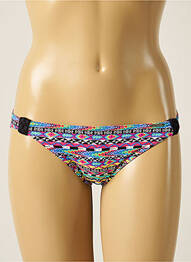 Bas de maillot de bain imprimé fantaisie culotte bleu BANANA MOON femme