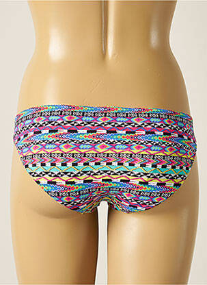 Bas de maillot de bain imprimé fantaisie culotte bleu BANANA MOON femme