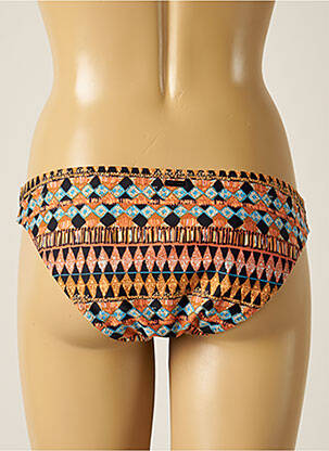 Bas de maillot de bain imprimé fantaisie culotte orange VOLCOM femme