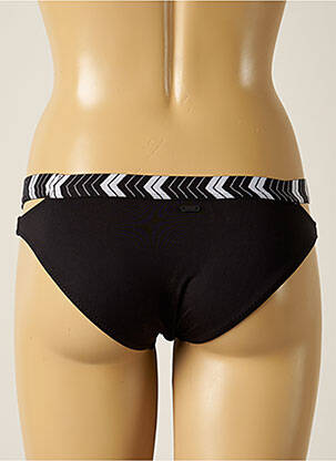 Bas de maillot de bain effet matière satinée culotte noir RIP CURL femme