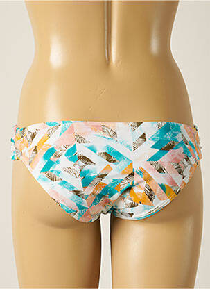 Bas de maillot de bain imprimé fantaisie culotte beige SOWE femme