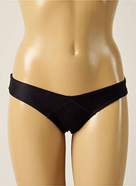 Bas de maillot de bain effet matière satinée culotte noir DESPI femme