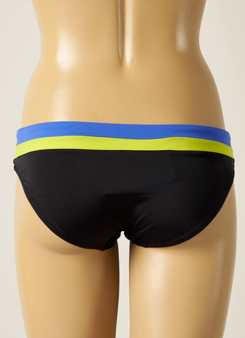 Bas de maillot de bain effet matière satinée culotte noir FREYA femme