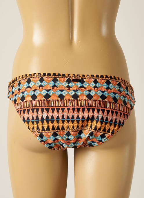 Bas de maillot de bain imprimé fantaisie culotte orange VOLCOM femme