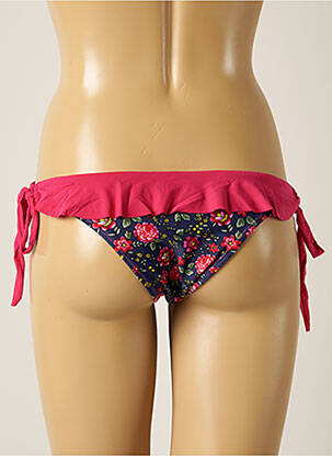 Bas de maillot de bain imprimé fleurs bikini rose RIO DE SOL femme