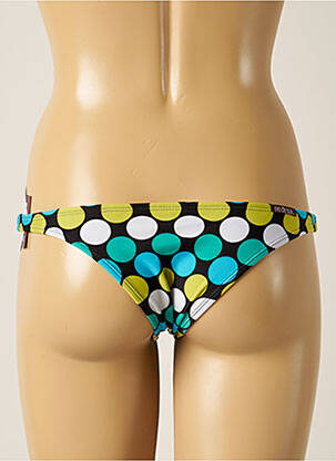 Bas de maillot de bain effet matière satinée culotte vert RIO DE SOL femme