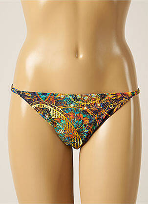 Bas de maillot de bain imprimé fantaisie bikini bleu MARYSSIL femme