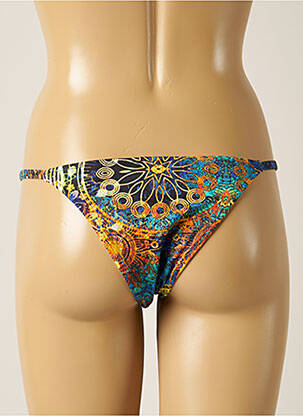 Bas de maillot de bain imprimé fantaisie bikini bleu MARYSSIL femme